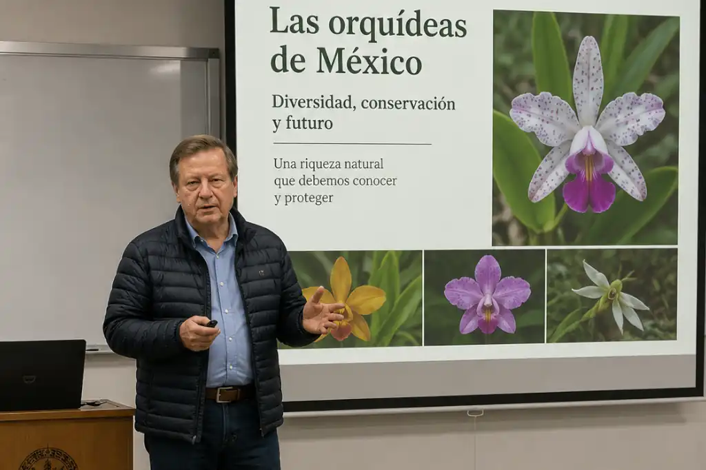 Eric Hágsater alerta sobre la conservación de las orquídeas mexicanas